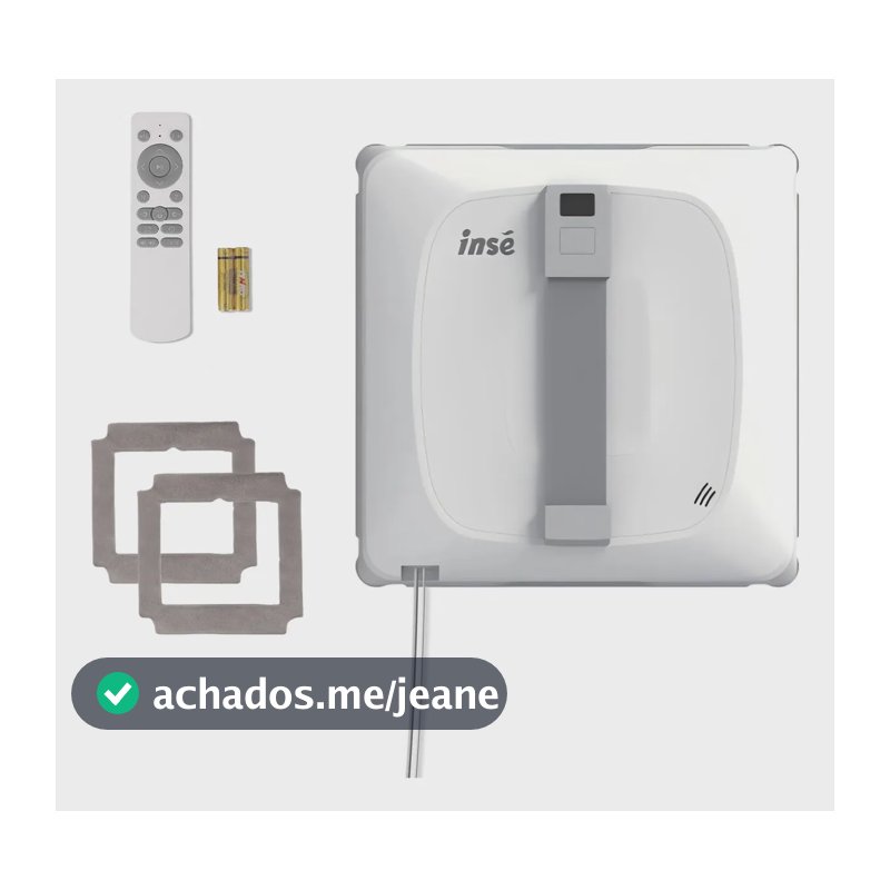 Robô Limpador De Janelas Inteligente E Auto 4 Pulverizadores Branco