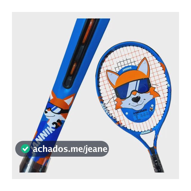 Raquete Tênis Head Junior Jannik Sinner New 2026 C/ Capinha Azul 21 00 21