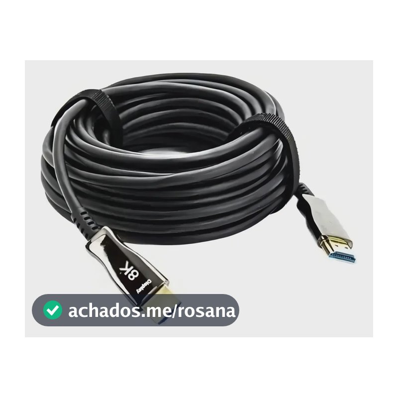 Cabo Hdmi 8k 2.1 Fibra Optica, 30m