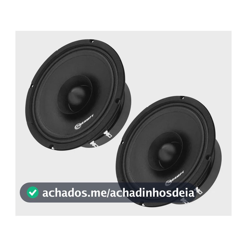 Par Alto Falantes Taramps Fh300s 6 Pol 300w Rms 4 Ohms Preto