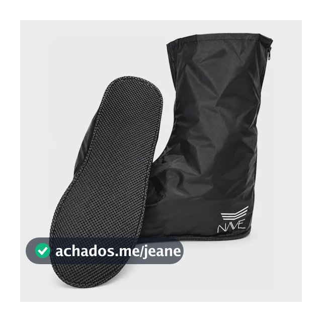 Polaina Bota Impermeável Motoqueiro Nylon Emborrachado Nave
