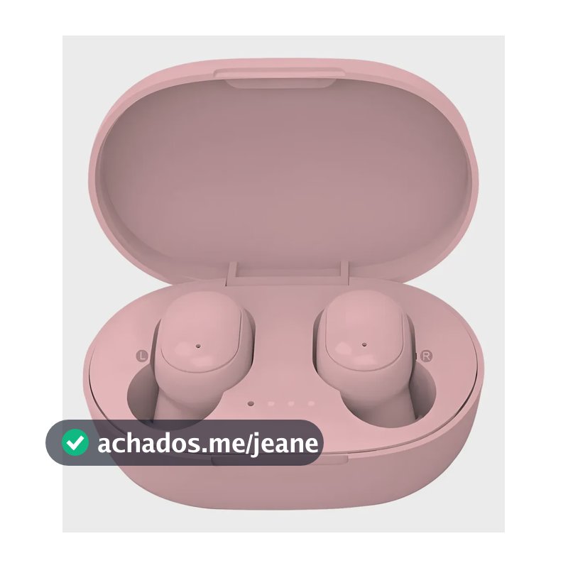 Fone De Ouvido Bluetooth Tws A6s Rosa