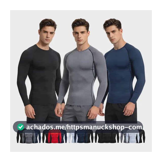 Kit 3 Camisetas Térmicas Masculina Térmica Proteção Solauv50