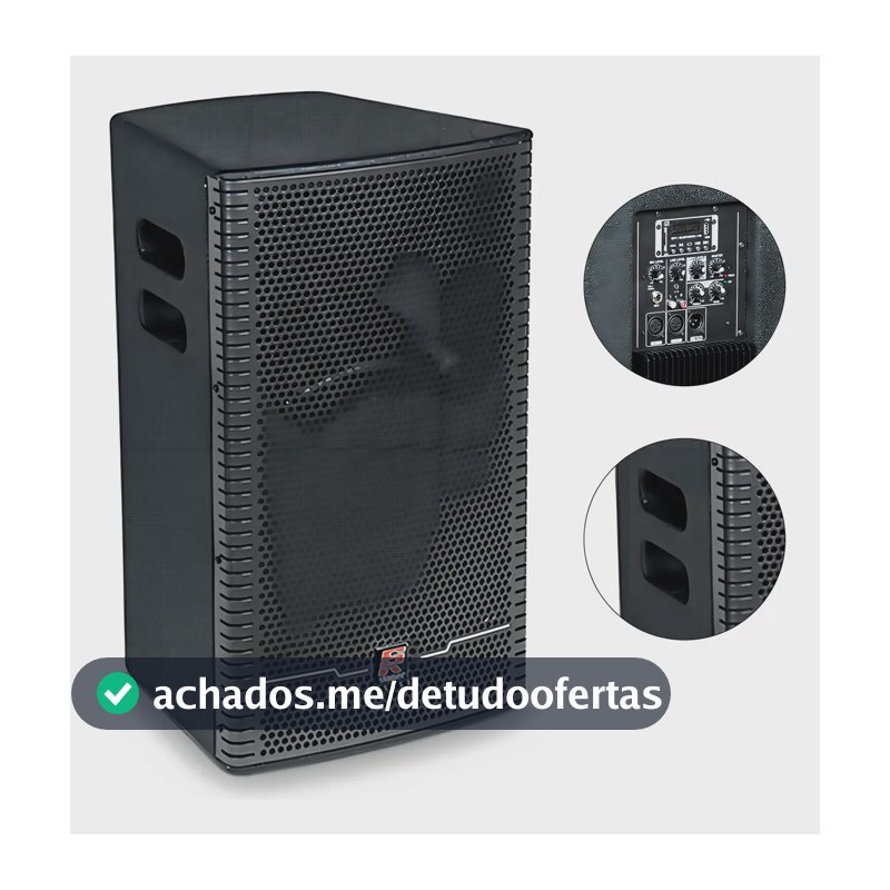Caixa Som Ativa Staner Upper 515a 300w Rms UPPER515A Preto