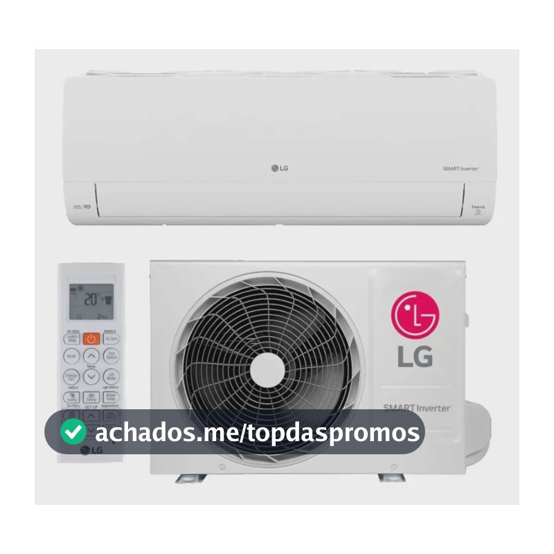 Ar Condicionado LG Inverter Smart Voice AI 12.000 Btus Frio R-32