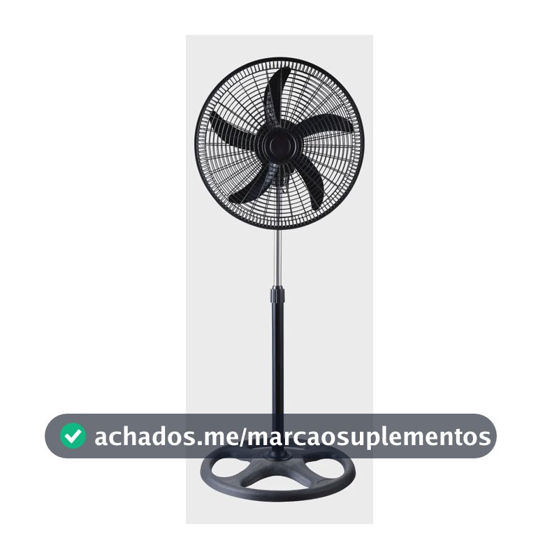 Ventilador De Pé E Chão 16 Polturbo 3 Vel 110 Ou 220v Fs 107 Fs 107&110v