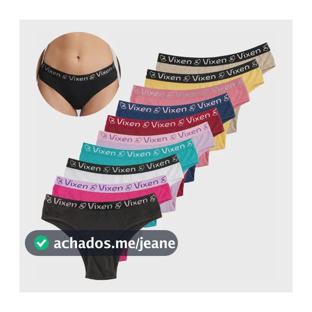 Kit 10 Calcinhas Feminina De Algodão Tanga Adulto Cós Largo