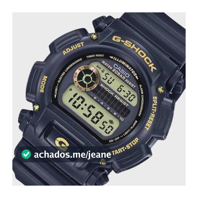 Relógio Casio G-shock Preto Masculino Original Digital +nfe Preto Digital