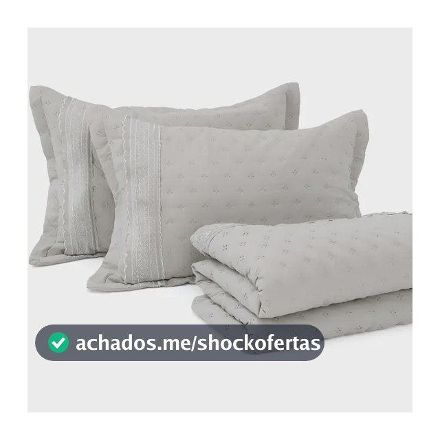 Kit Cobre Leito Bordado Inglês Bf Colchões Queen Micro Percal