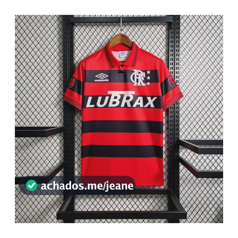 Camisa Do Flamengo Centenário Retrô Of.1 1994 Umbro 100 Anos Vermelho Gg
