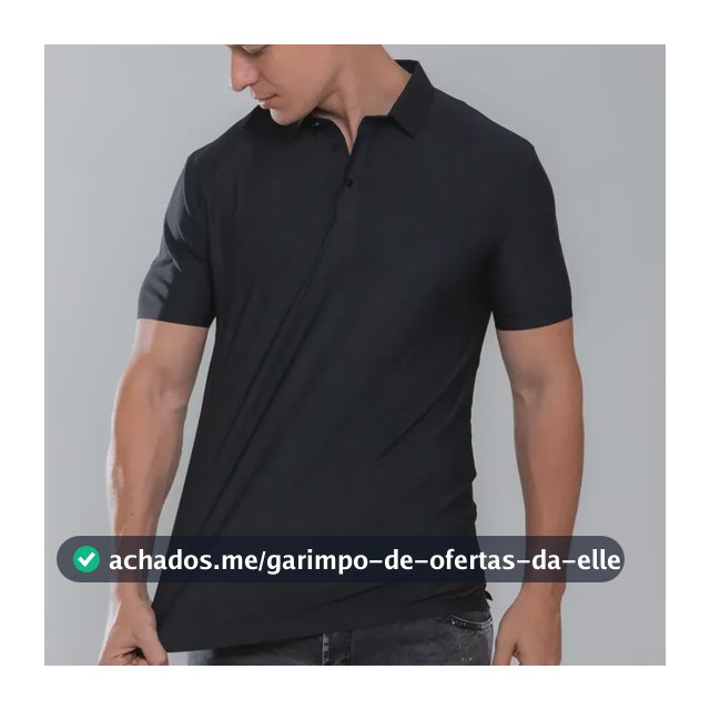 Camisa Polo Tecido Tech Costura Laser Tecnologica