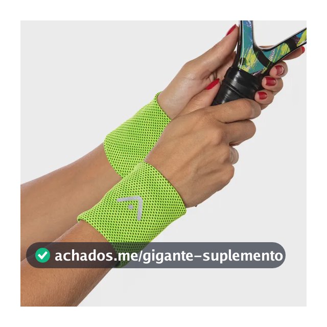 Kit 2 Munhequeiras De Pulso Fitness Verde Alma Genius