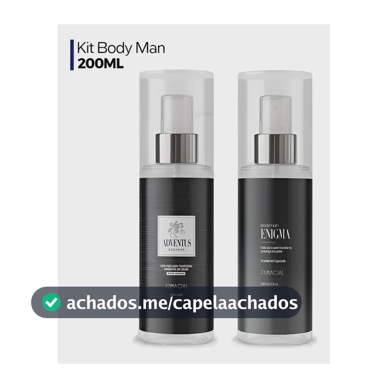 Kit Body Splash Masculino Adventus E Enigma 200ml
