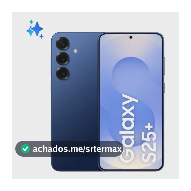 Samsung Galaxy S25+ 5g, 256gb, 12gb, Câmera Tripla - Azul marinho