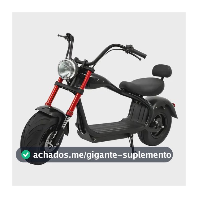 Bicicleta Elétrica Oasis Oih-6725 900w 45km/h Autonomia Preto