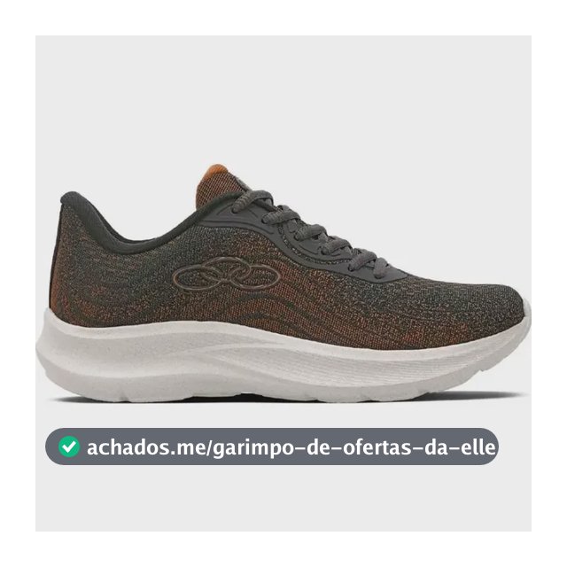 Tênis Olympikus Vênus 3 Feminino Corrida Caminhada Original Cinza E Chumbo Liso 37 Br