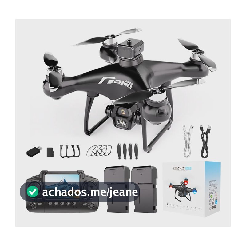 Mini Drone Con Pantalla De 2.4inch Control Remoto 8k E55 Preto