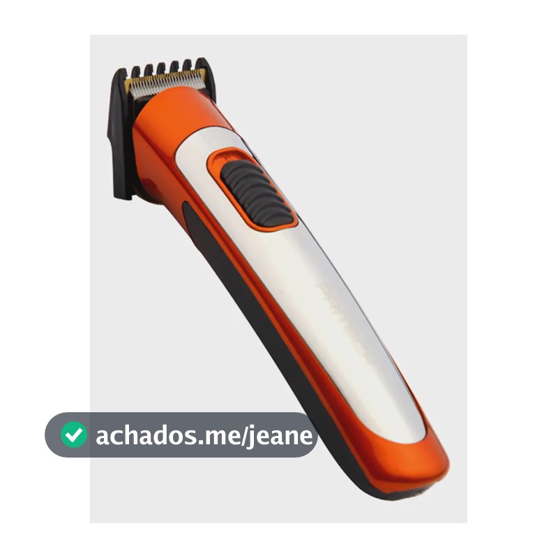 Máquina De Cortar Cabelo Pritech Pri0013z Laranja 220v