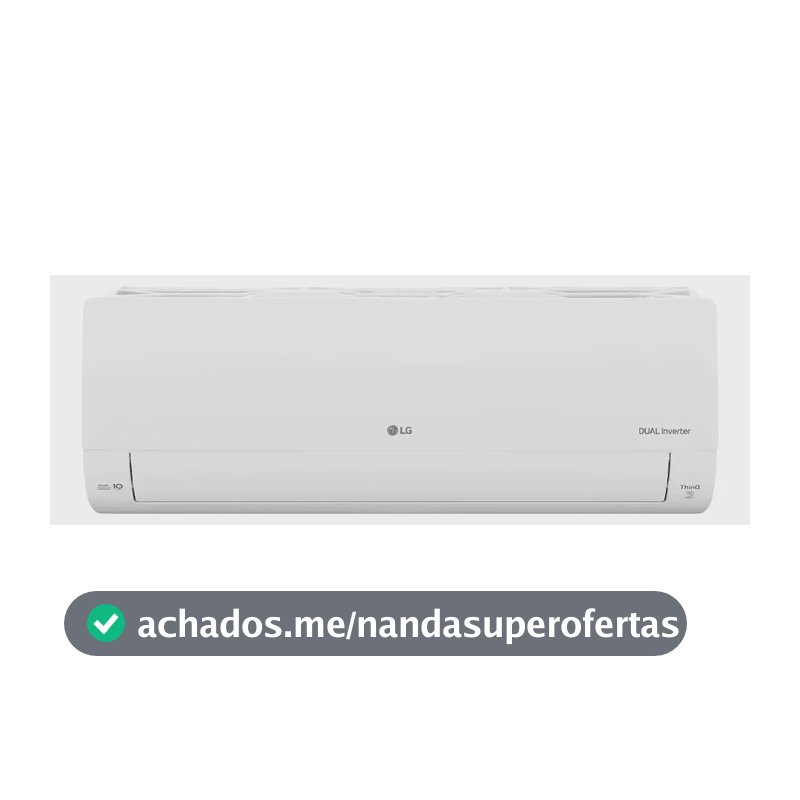 Ar-condicionado LG Dual Inverter Ai Voice 12.000 Btu Frio 22