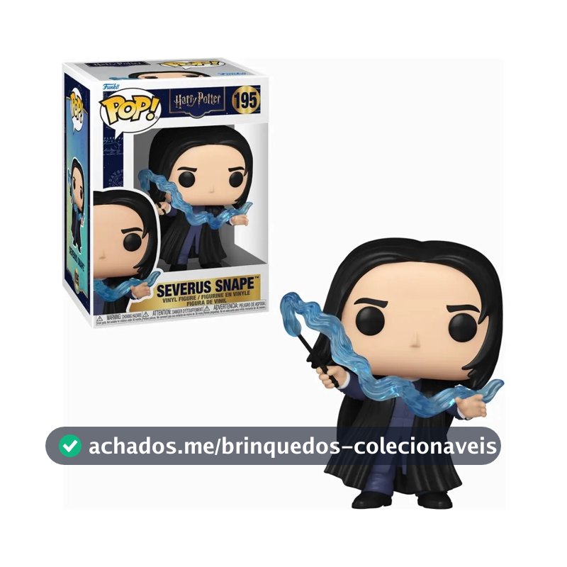 Boneco Funko Pop! Harry Potter 8 - Snape Com Patrono
