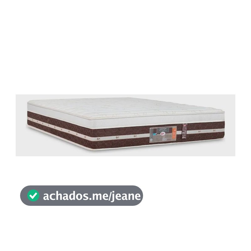 Colchão Castor Queen Silver Star Air One Híbrido 158x198x32