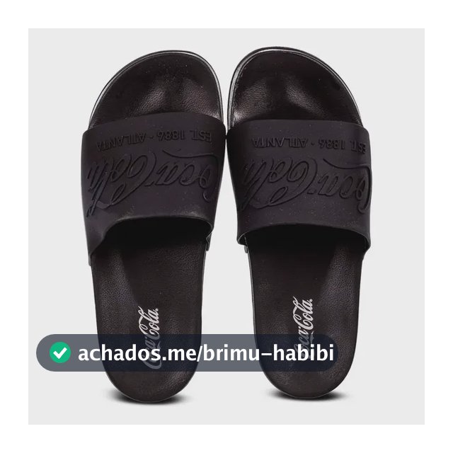 Chinelo Sandália Coca Cola Slide Coke Bold Original