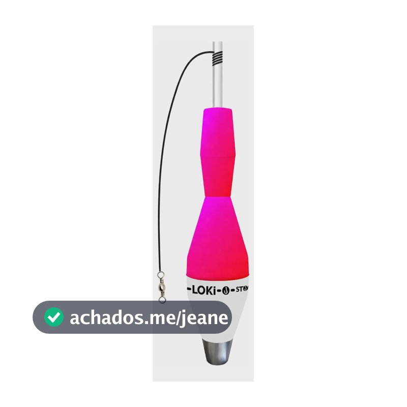 Boia Torpedo Pino Arremesso Storny Loki 40g - Pesca Tamba Rosa-chiclete