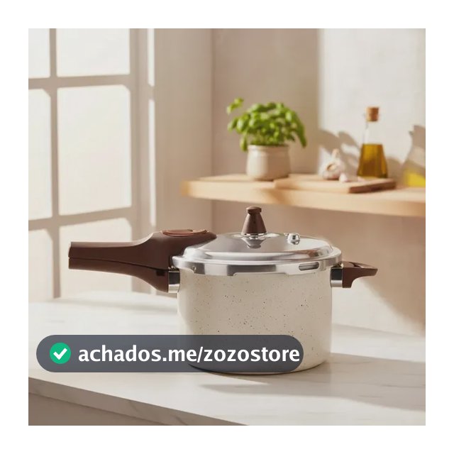 Panela De Pressão Brinox Pressure 4,2l Ø20 X 14,5 Cm Vanilla Baunilha
