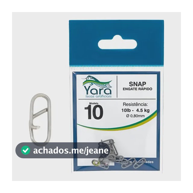 Snap Yara Engate Rápido Aço Inox Reforçado Diversas Medidas