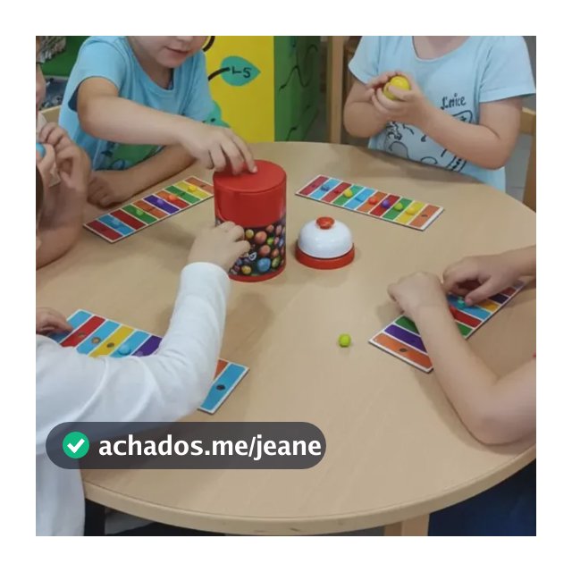Bingo Das Cores Educamente - Brinquedo Cognitivo