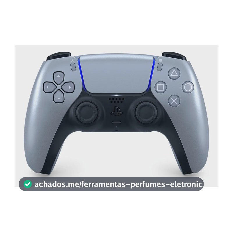Sony PlayStation DualSense CFI-ZCT1W Controle Sem Fio Sterling Silver Cor Cinza