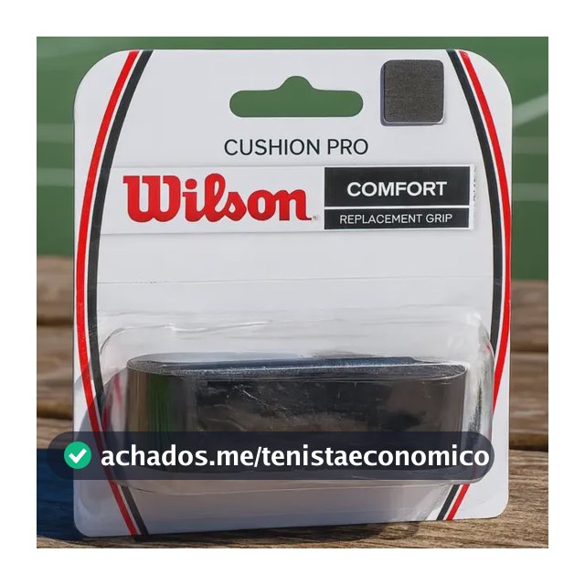 Cushion Grip Wilson Pro Preto Para Cabo De Raquete Tenis