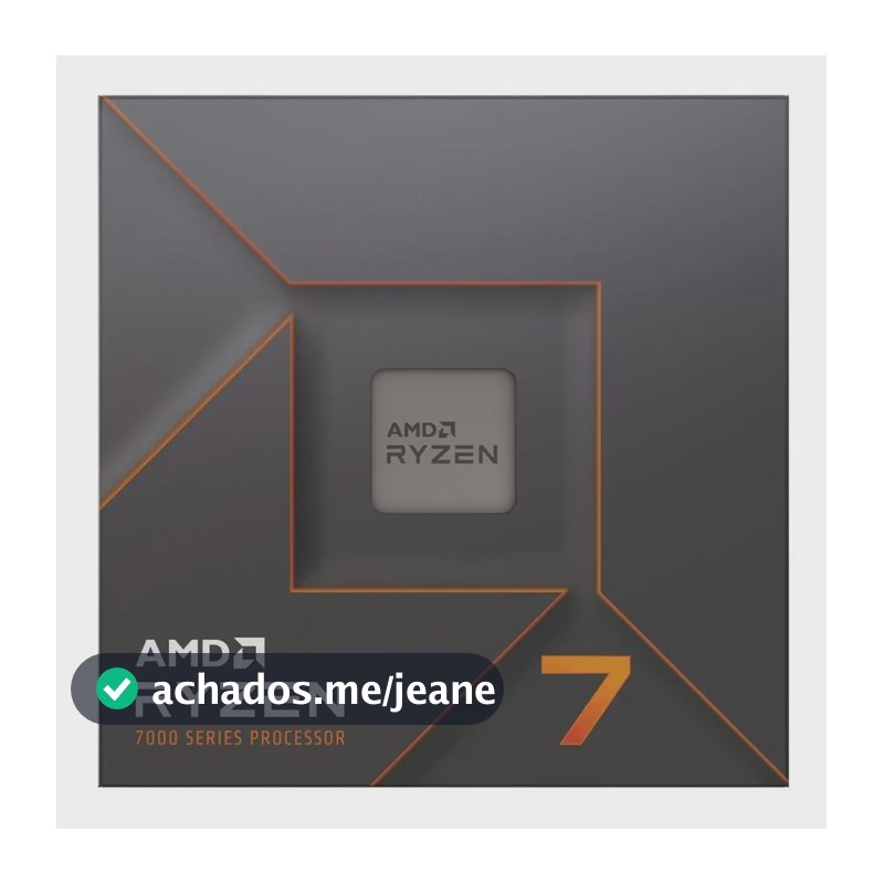 Processador gamer AMD Ryzen 7 7700X 100-100000591WOF de 8 núcleos e 5.4GHz de frequência com gráfica integrada