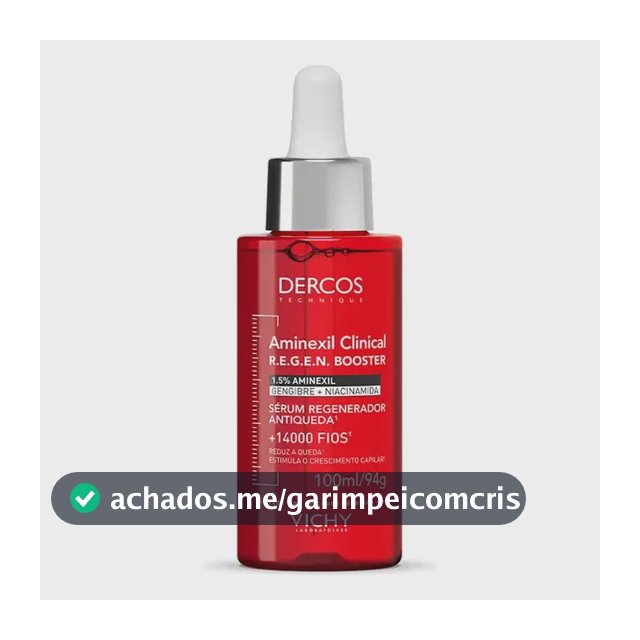 Vichy Dercos Sérum Capilar Antiqueda com Aminexil 1,5% REGEN 100ML
