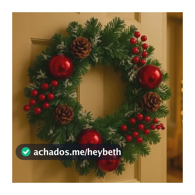 Guirlanda Natal Decoração Porta Grande Aramada Enfeite Luxo