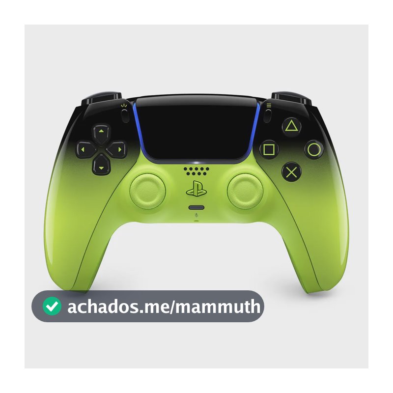 Controle sem fio PlayStation DualSense – Remix Green