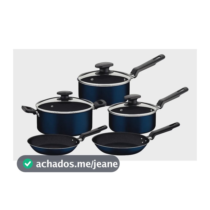 Jogo De Panelas Ravena 5 Peças Tramontina