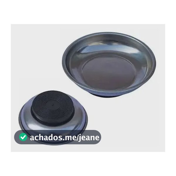 Bandeja Magnética Redonda Bestfer para Porcas e Parafusos com Imã Forte