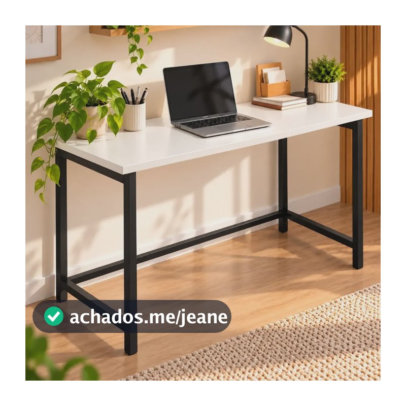 Escrivaninha Dobrável Compacta Mesa De Estudo Multioso Branco