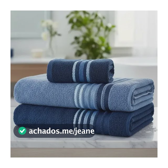 Jogo De Banho E Rosto 4 Pçs 400g/m2 Dynamo Select Camesa Marinho Com Azul Liso