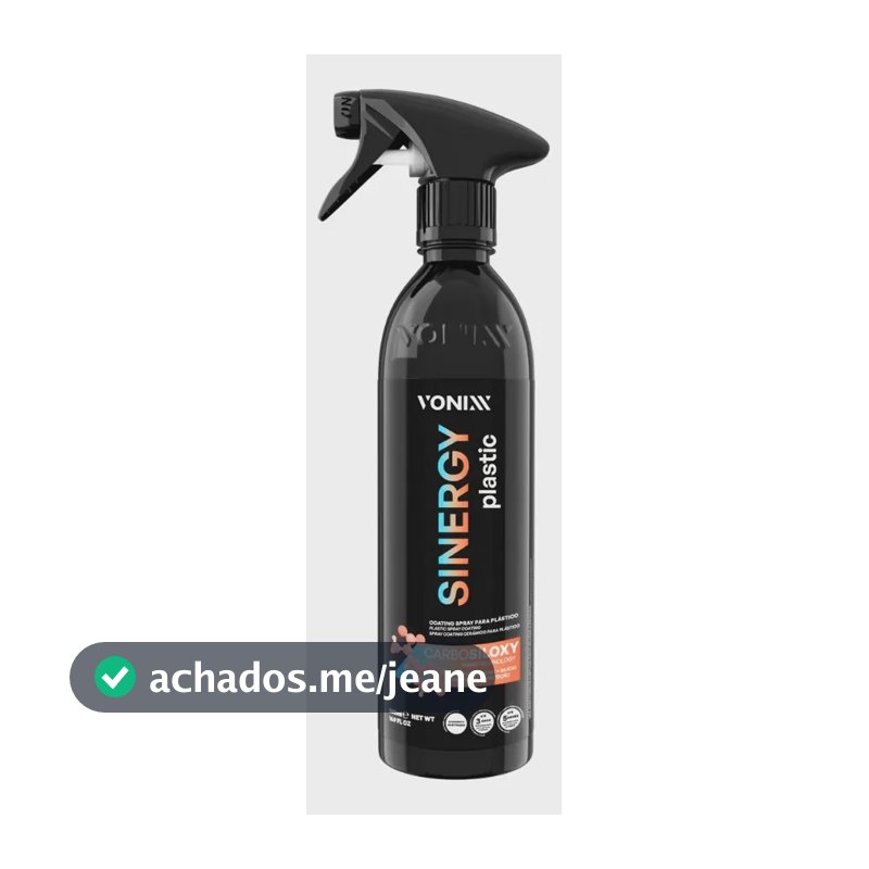Revestimento Cerâmico Vonixx Sinergy Plastic 500ml para Plásticos Incolor