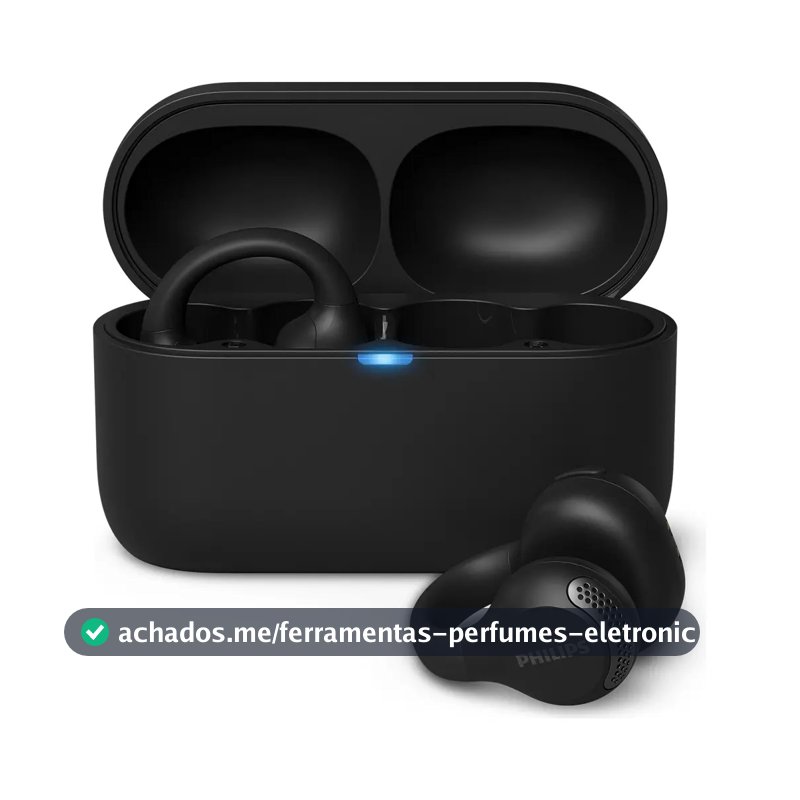 Fone De Ouvido Ear Cuff Sem Fio Philips Bluetooth Preto Taq2000bk
