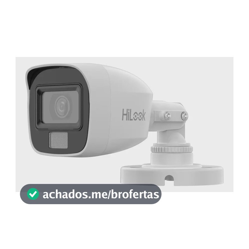 Câmera Bullet Thc-b127-lpc Fixa Luz Dupla 2mp Hikvision