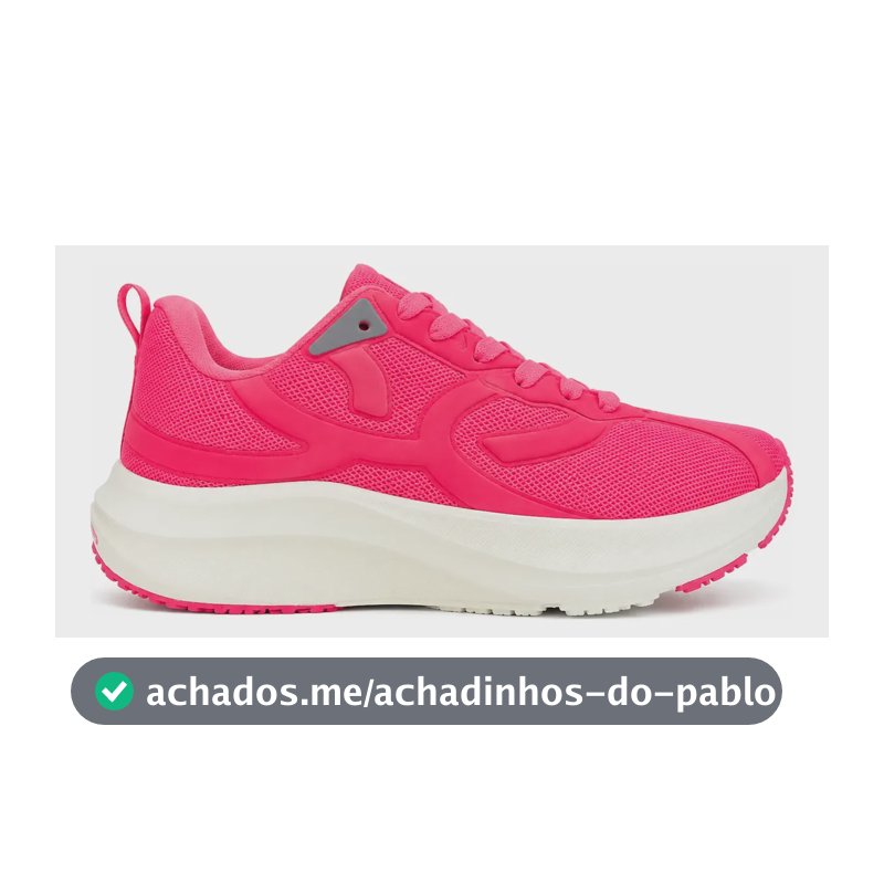 Tênis Feminino Olympikus Academia Caminhada Confortável Olympikus - Pink Olympikus Corre Turbo 36 Br