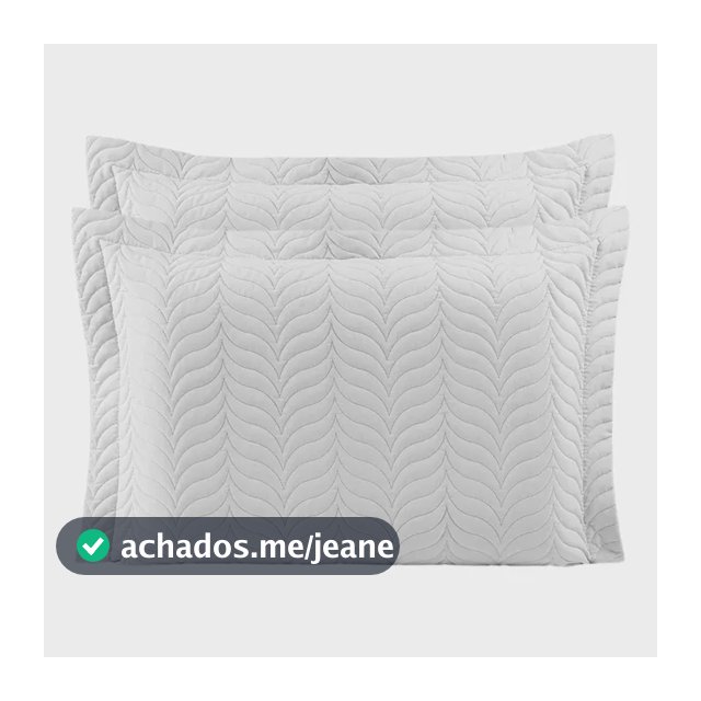 Kit 2 Porta Travesseiro 100% Algodão Matelado Toque De Luxo