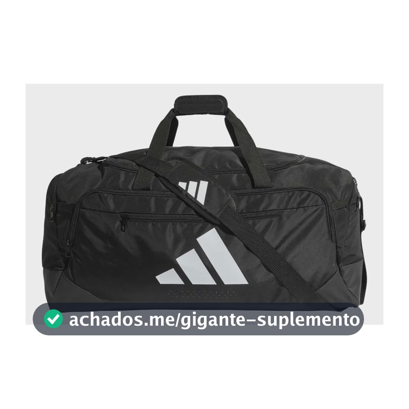 Mala Esportiva Duffel Defender 94 L adidas Preto Liso