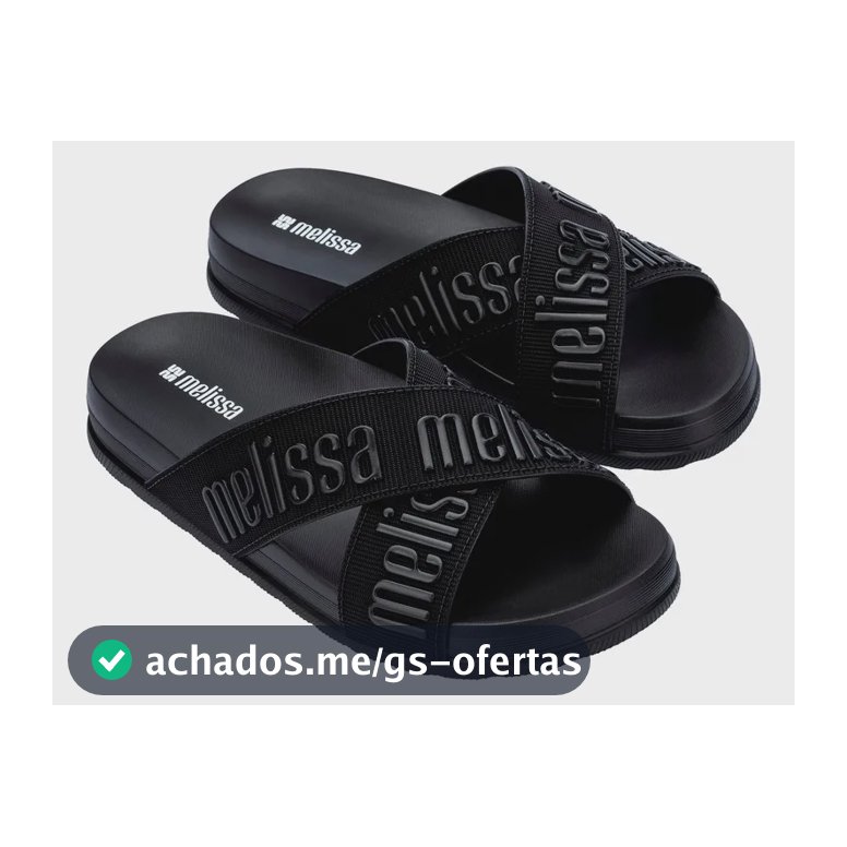 Sandália Feminina Cozy Slide M-lover Ii Melissa Preto Lisa 36