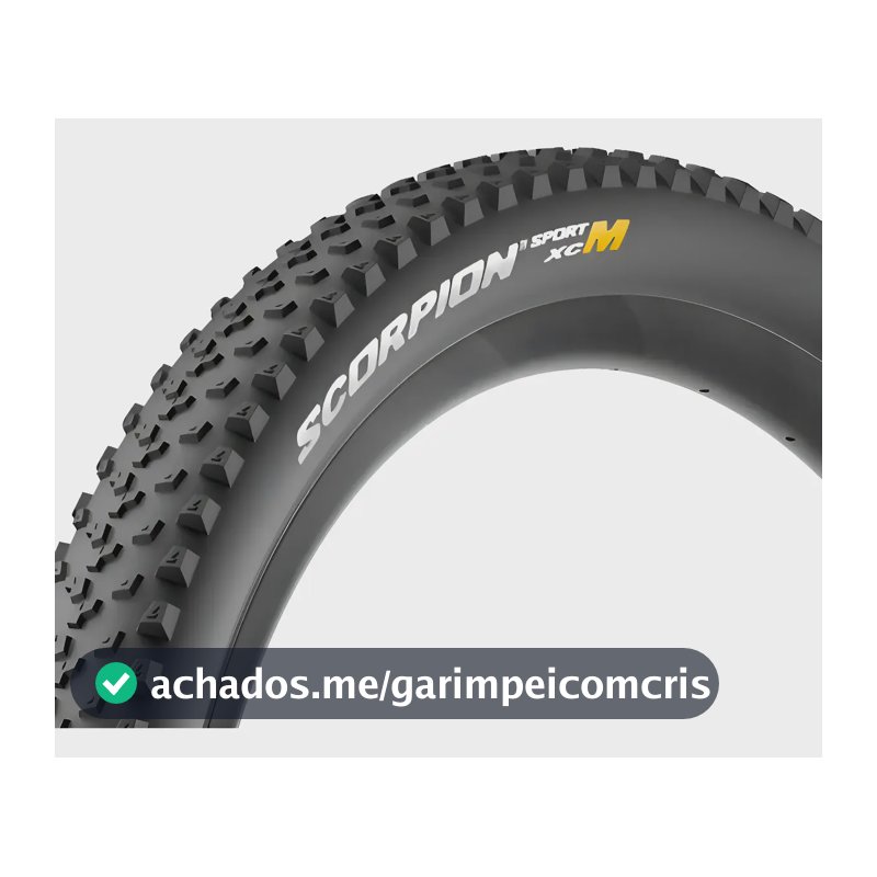 Pneu Bike Mtb Pirelli Scorpion Sport Xc M 60tpi 29 X 2.40 Cor Preto