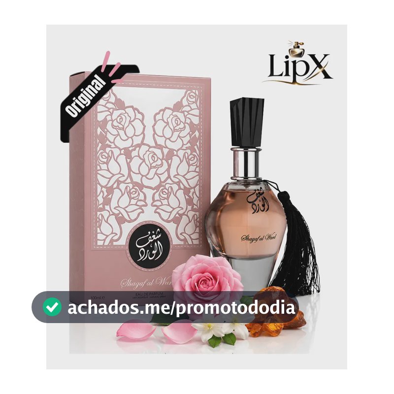 Perfume Arabe Shagaf Al Ward Feminino Edp 100ml