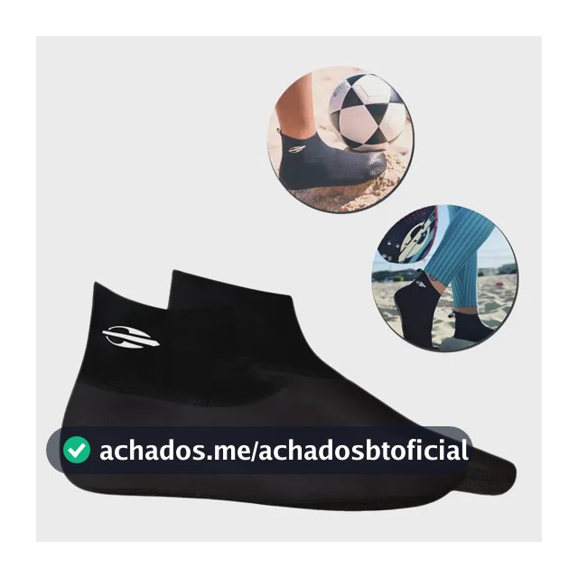 Meia Calçado Bota Neoprene Beach Tennis Esportes Areia Praia Preto 37/38